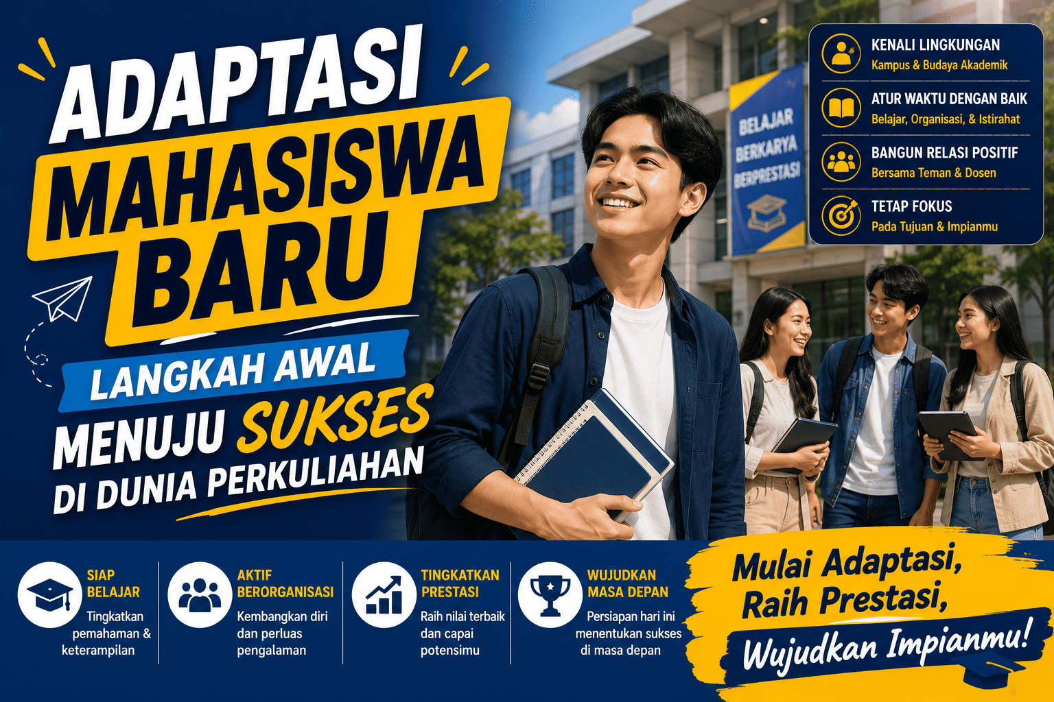 Adaptasi Mahasiswa Baru Langkah Awal Menuju Sukses di Dunia Perkuliahan