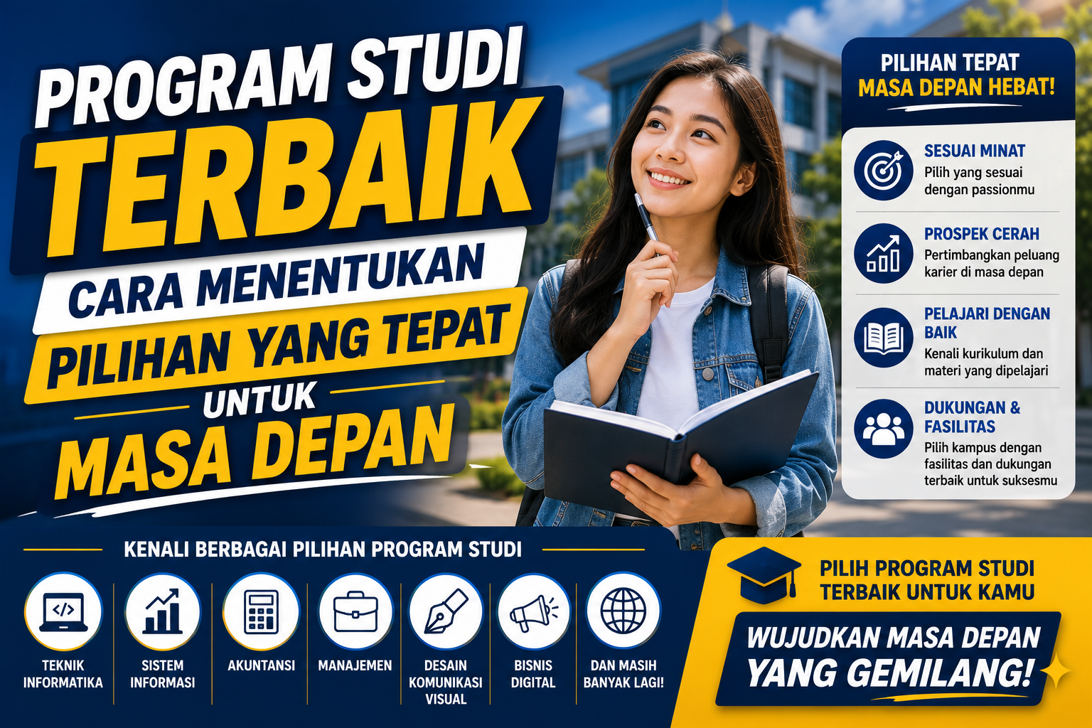 Program Studi Terbaik Cara Menentukan Pilihan yang Tepat untuk Masa Depan