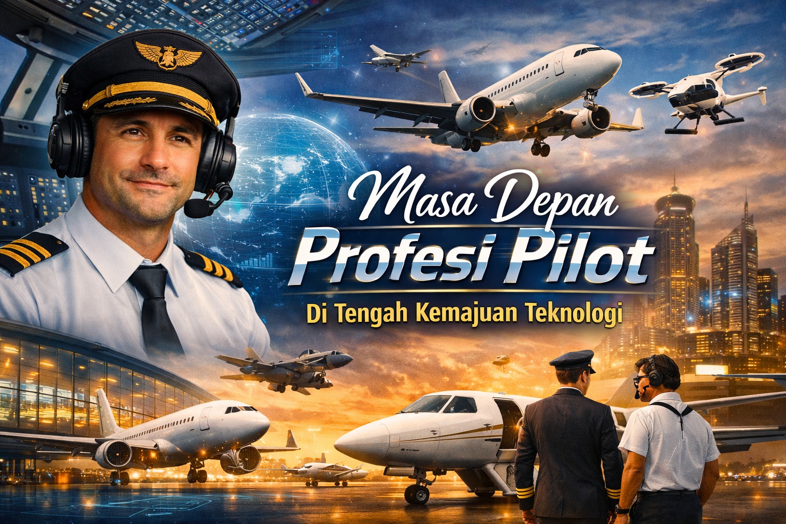 Masa Depan Profesi Pilot Di Tengah Kemajuan Teknologi