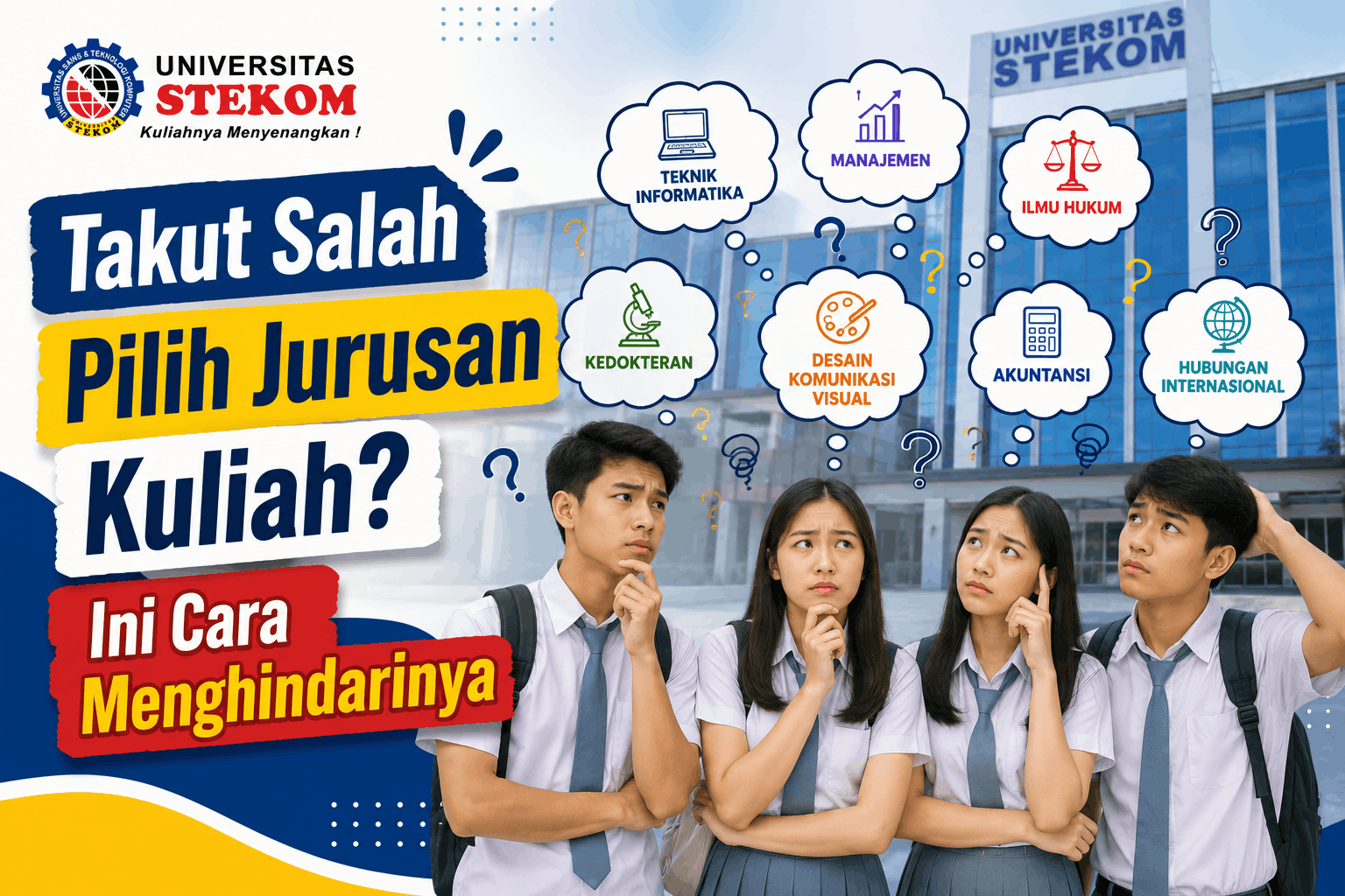 Takut Salah Pilih Jurusan Kuliah? Ini Cara Menghindarinya