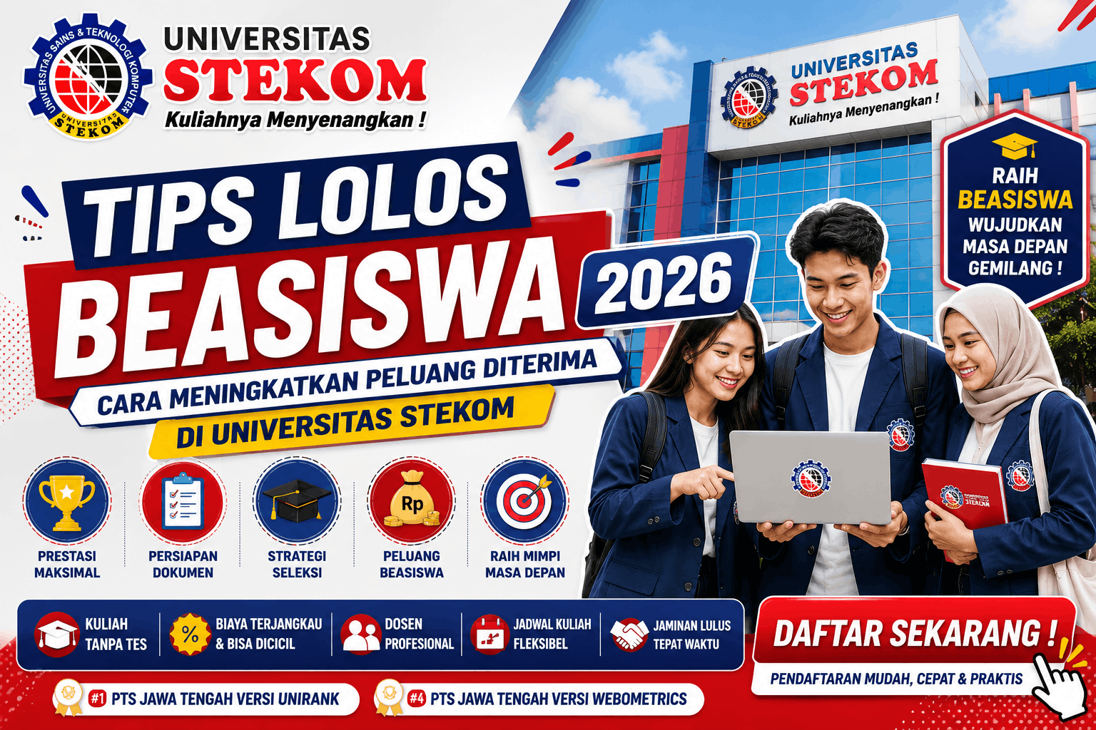Tips Lolos Beasiswa 2026 Cara Meningkatkan Peluang Diterima di UNIVERSITAS STEKOM