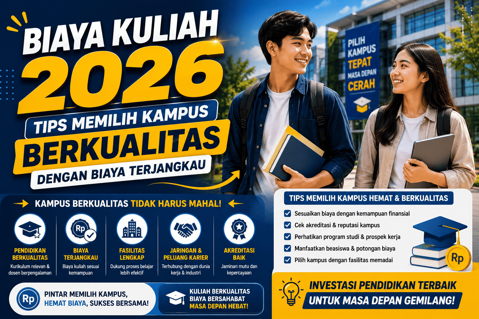 Biaya Kuliah 2026 Tips Memilih Kampus Berkualitas dengan Biaya Terjangkau