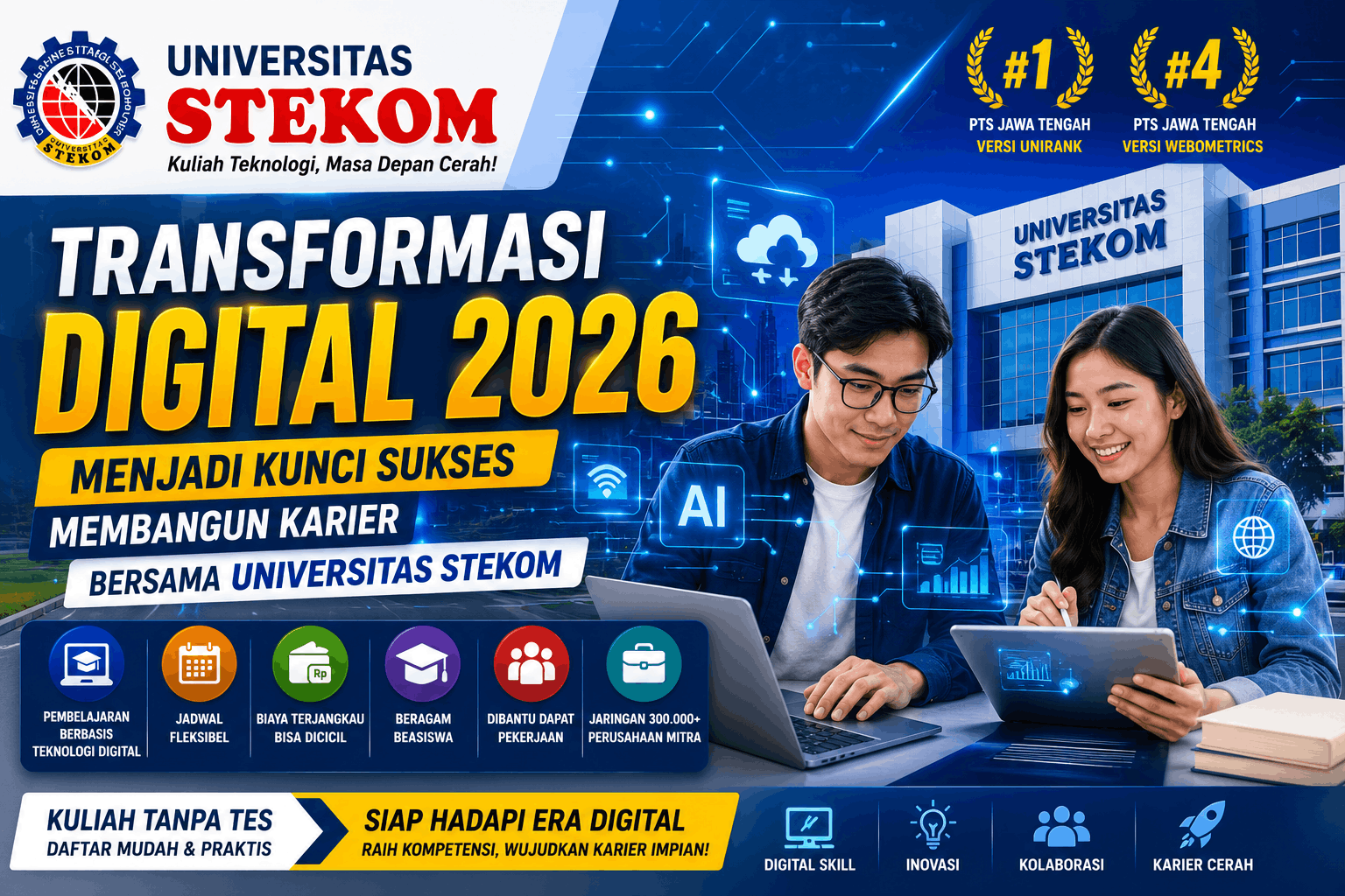 Transformasi Digital 2026 Menjadi Kunci Sukses Membangun Karier Bersama UNIVERSITAS STEKOM