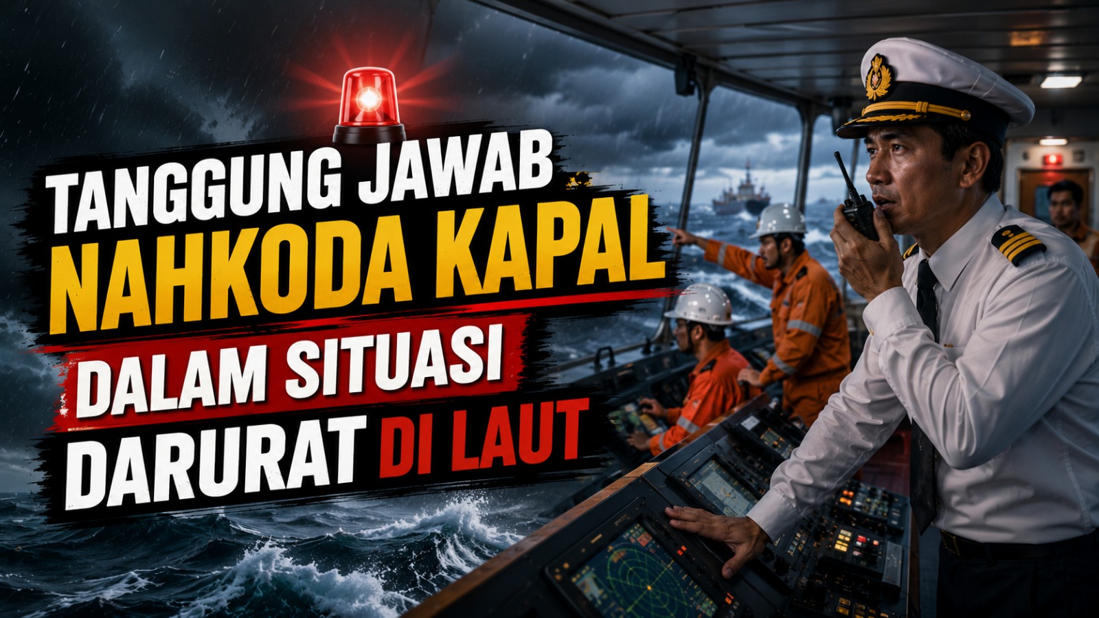 Tanggung Jawab Nahkoda Kapal Dalam Situasi Darurat Di Laut