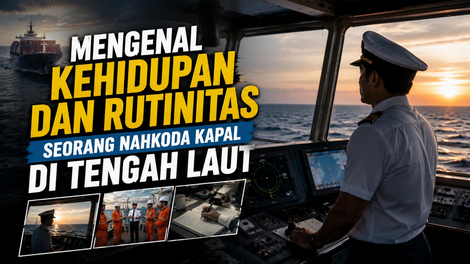 Mengenal Kehidupan Dan Rutinitas Seorang Nahkoda Kapal Di Tengah Laut