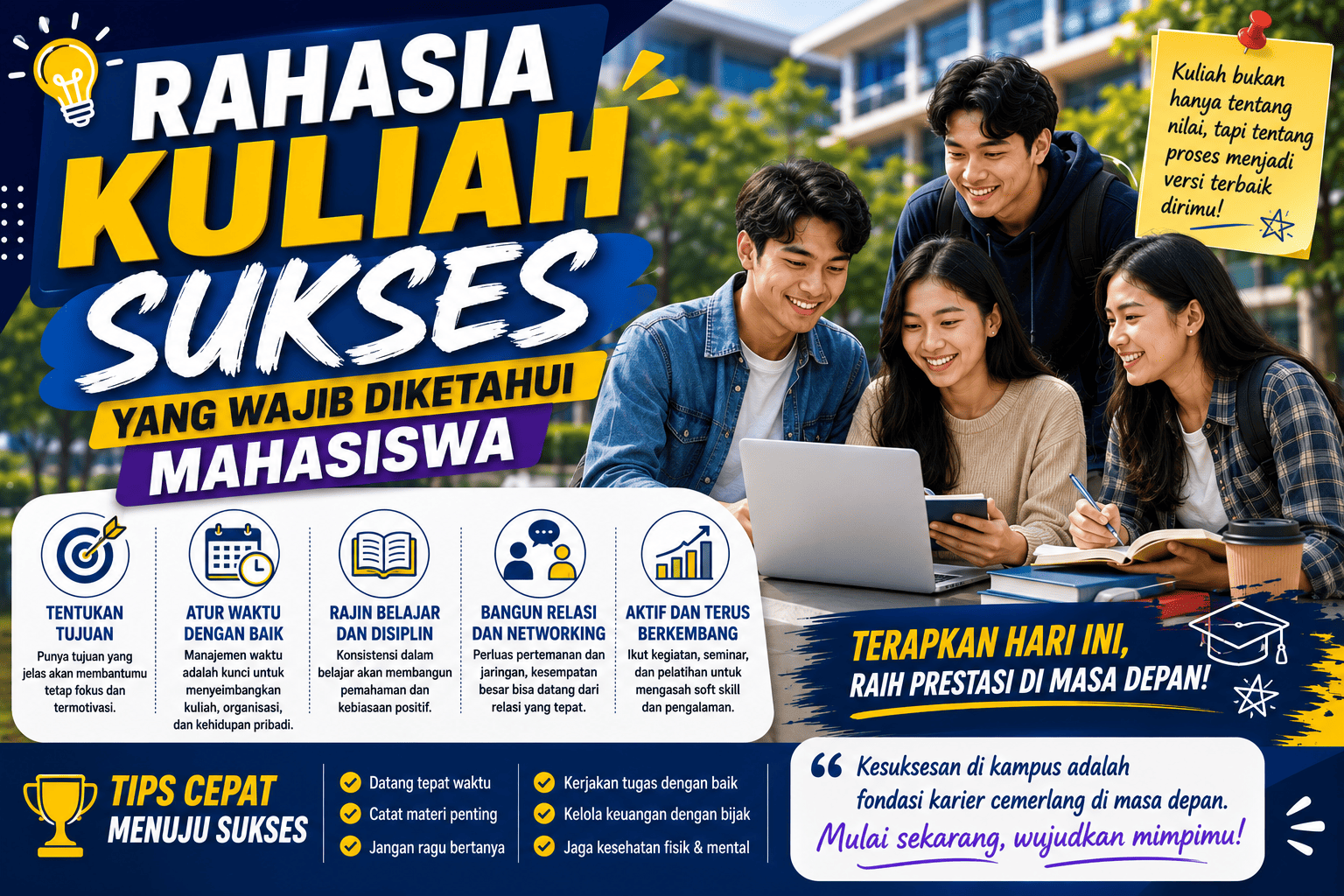 Rahasia Kuliah Sukses yang Wajib Diketahui Mahasiswa