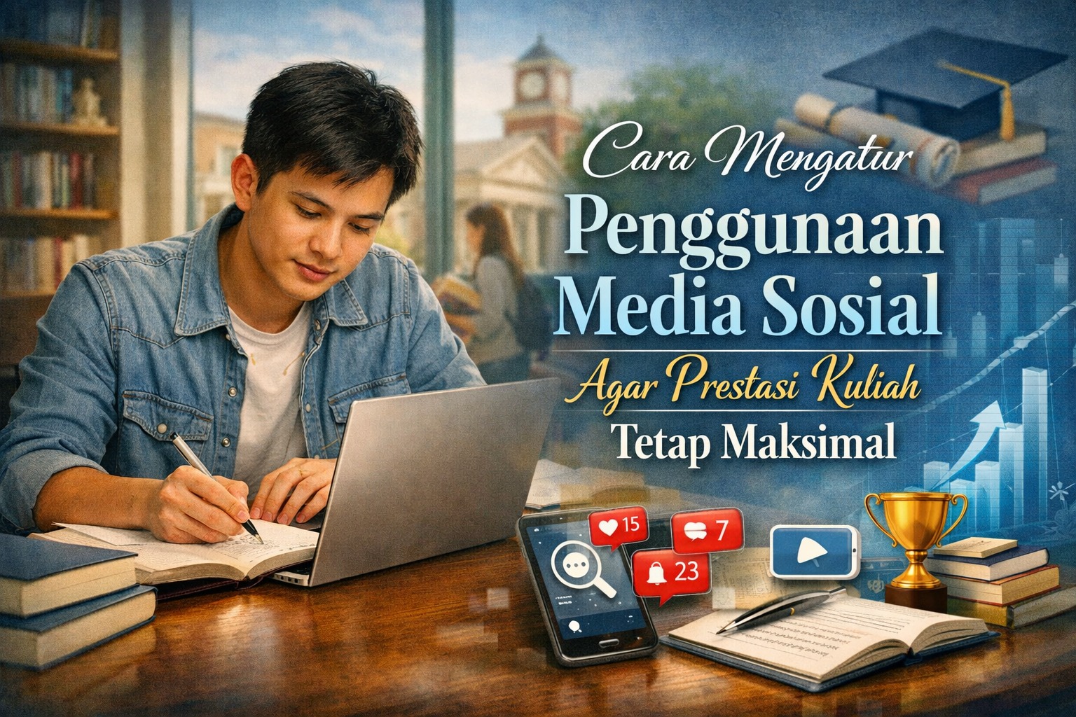 Cara Mengatur Penggunaan Media Sosial Agar Prestasi Kuliah Tetap Maksimal