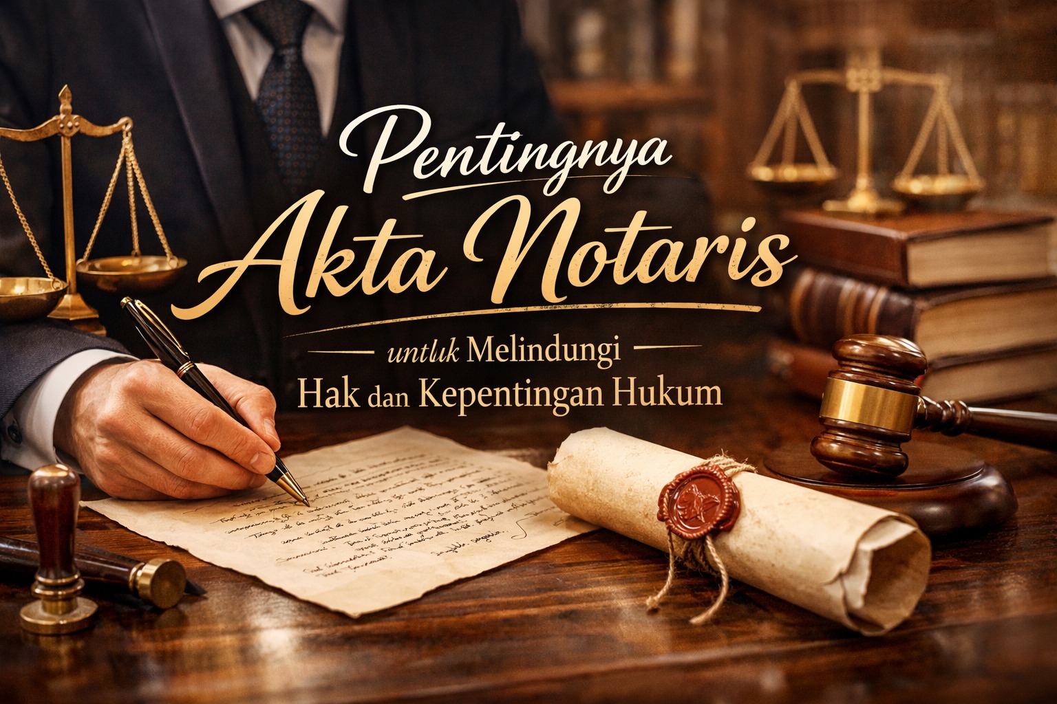 Pentingnya Akta Notaris untuk Melindungi Hak dan Kepentingan Hukum