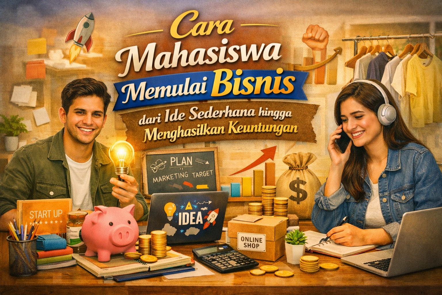 Cara Mahasiswa Memulai Bisnis dari Ide Sederhana hingga Menghasilkan Keuntungan