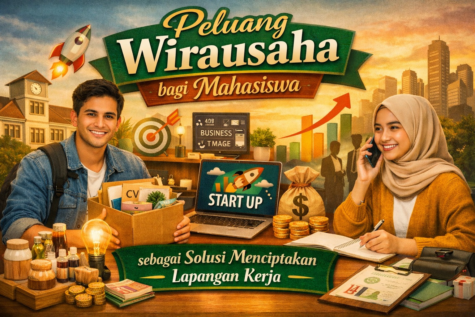 Peluang Wirausaha bagi Mahasiswa sebagai Solusi Menciptakan Lapangan Kerja