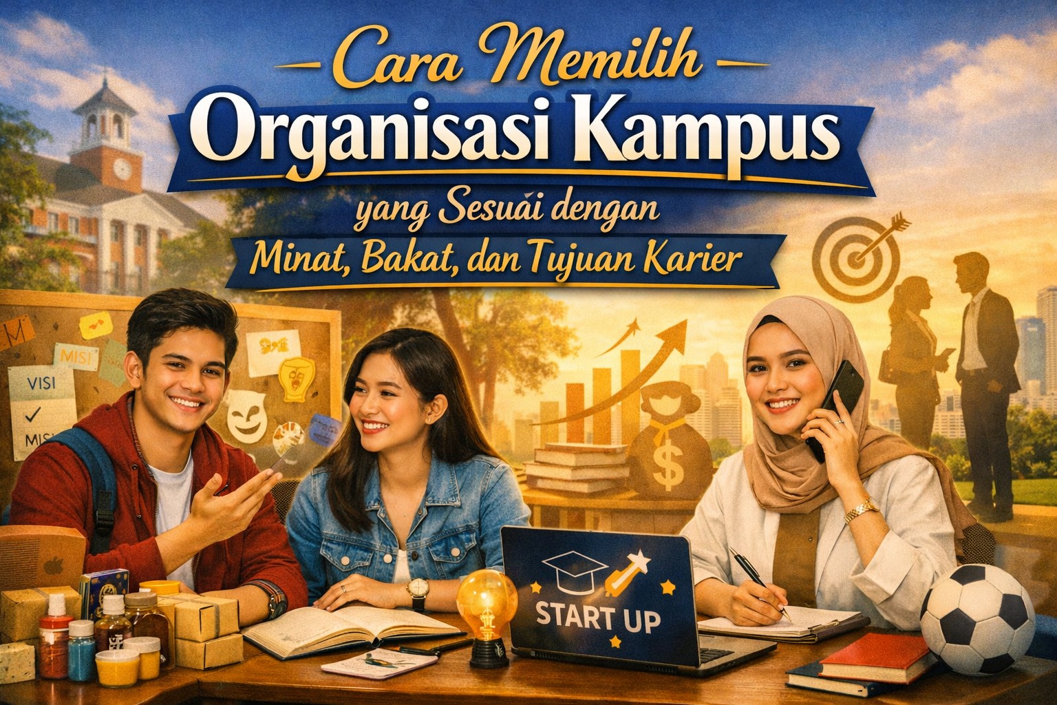 Cara Memilih Organisasi Kampus yang Sesuai dengan Minat Bakat dan Tujuan Karier