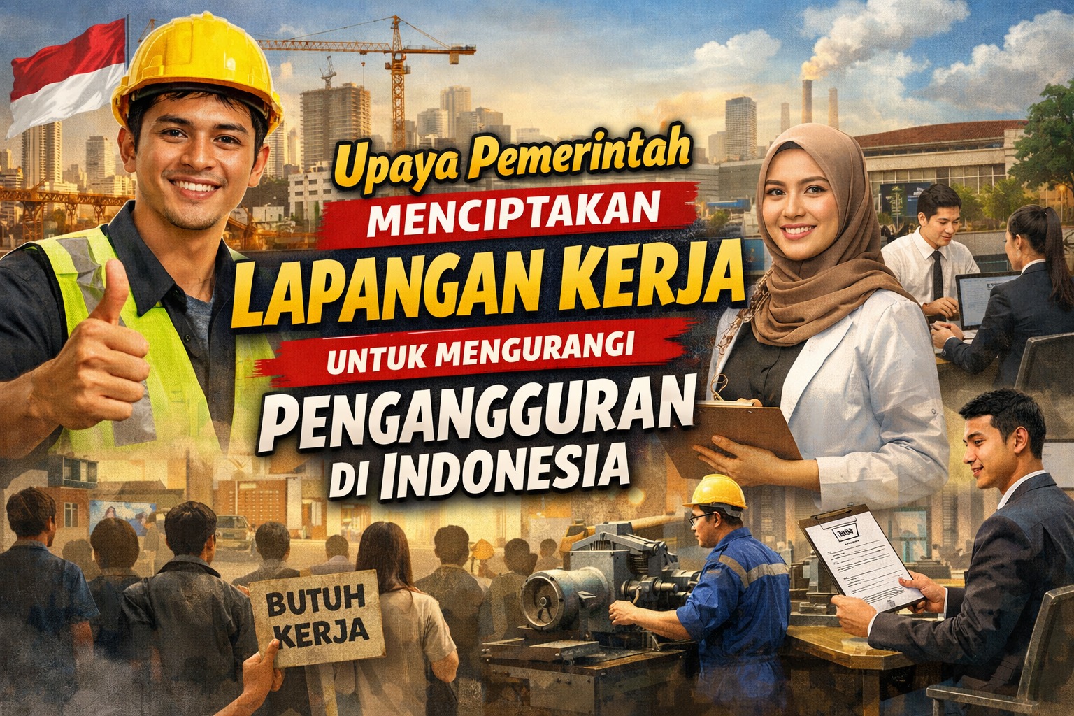 Upaya Pemerintah Menciptakan Lapangan Kerja untuk Mengurangi Pengangguran di Indonesia