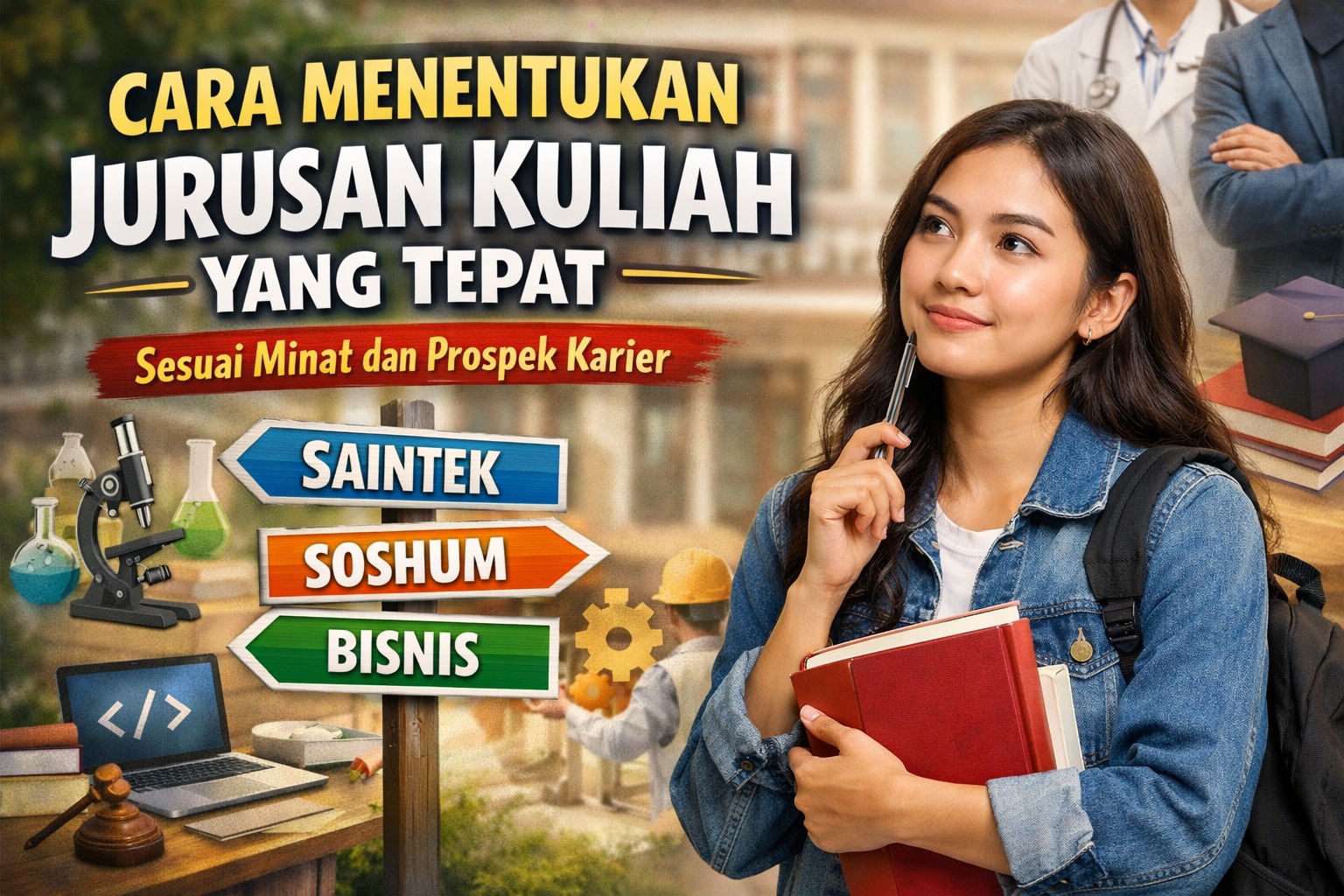 Cara Menentukan Jurusan Kuliah yang Tepat Sesuai Minat dan Prospek Karier