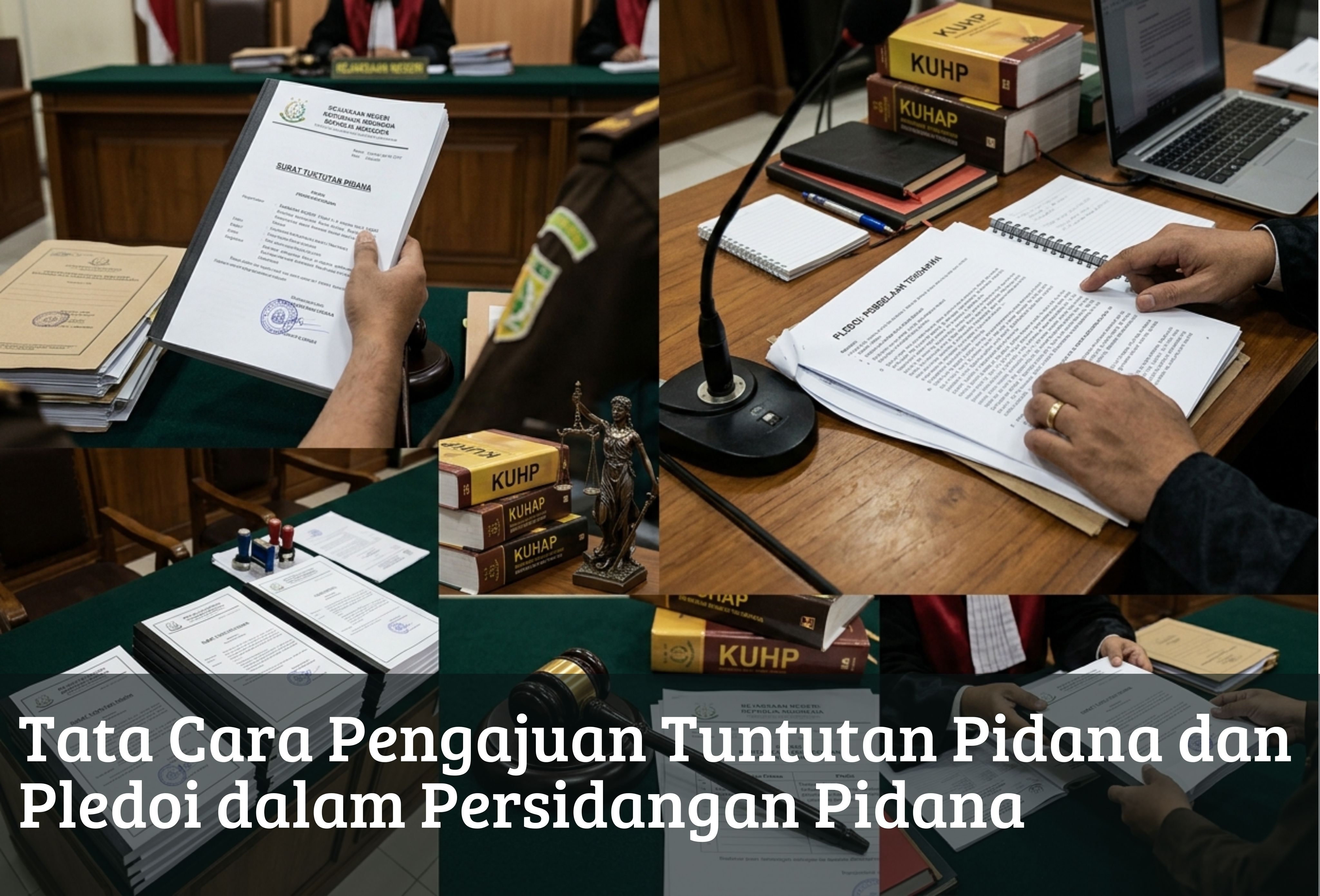 Tata Cara Pengajuan Tuntutan Pidana dan Pledoi dalam Persidangan Pidana