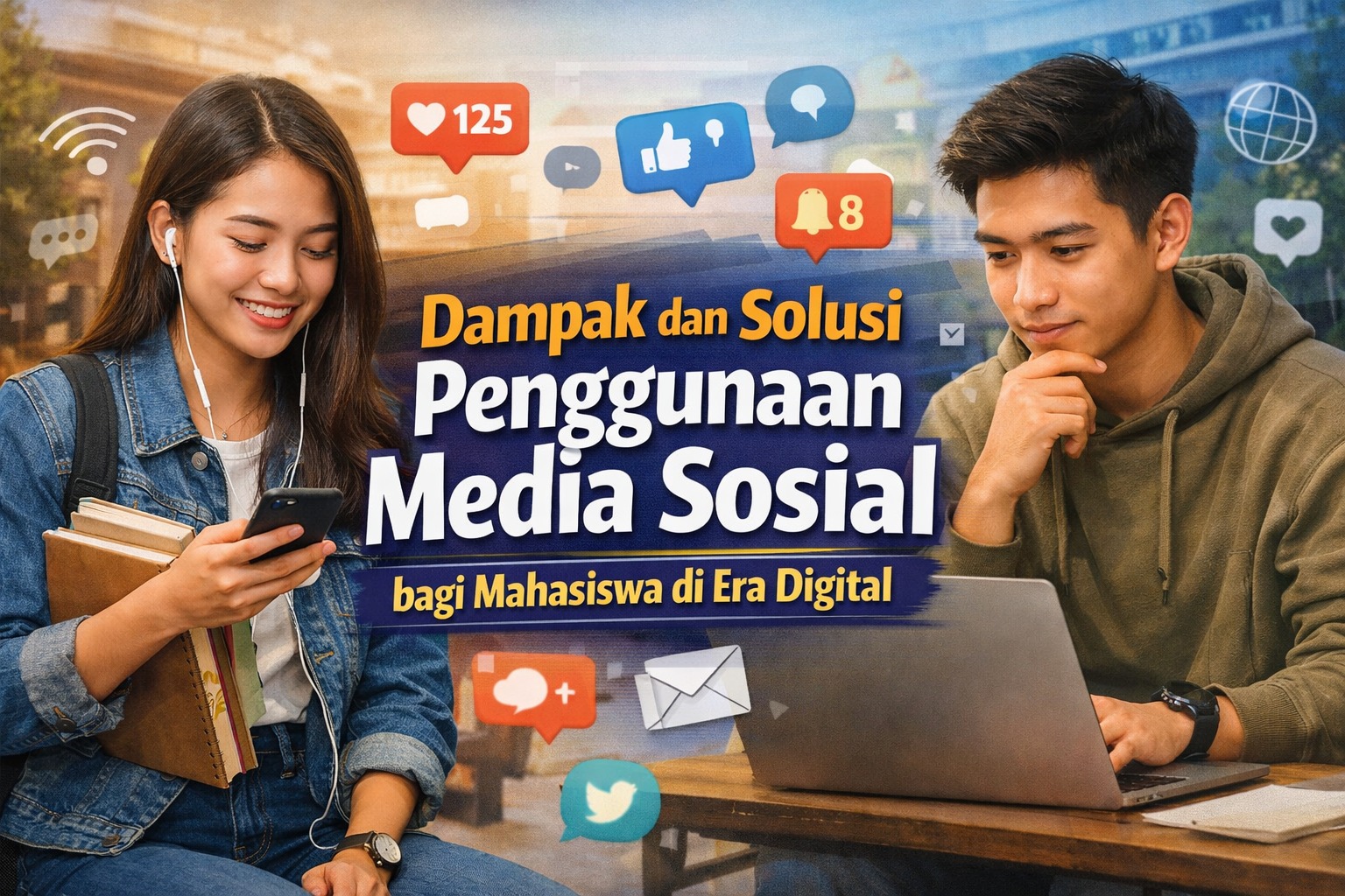 Dampak dan Solusi Penggunaan Media Sosial bagi Mahasiswa di Era Digital