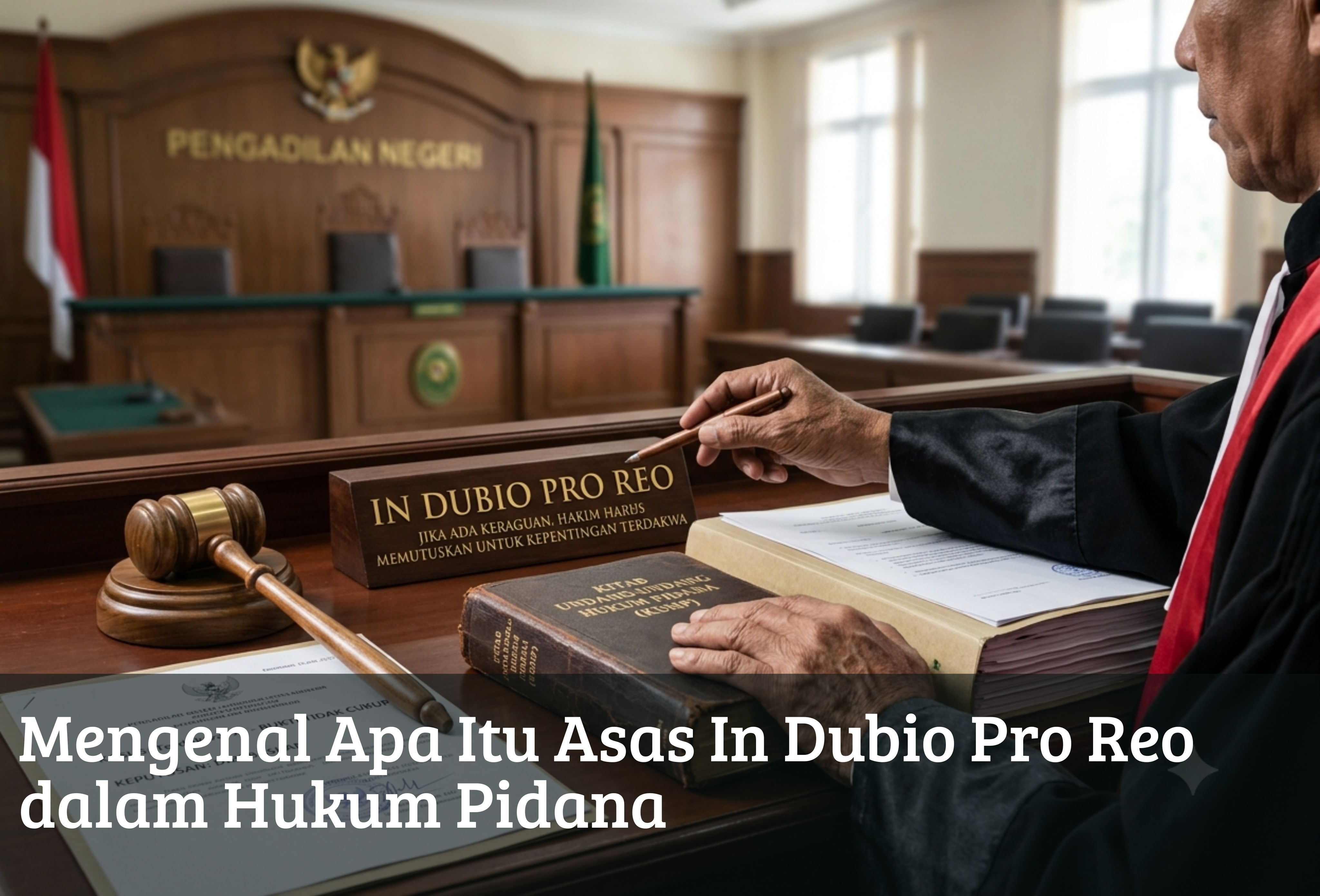 Mengenal Apa Itu Asas In Dubio Pro Reo dalam Hukum Pidana