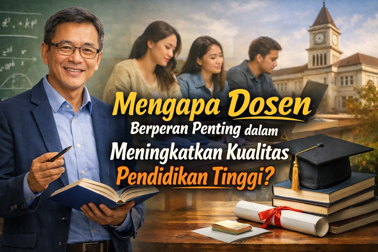 Mengapa Dosen Berperan Penting dalam Meningkatkan Kualitas Pendidikan Tinggi?