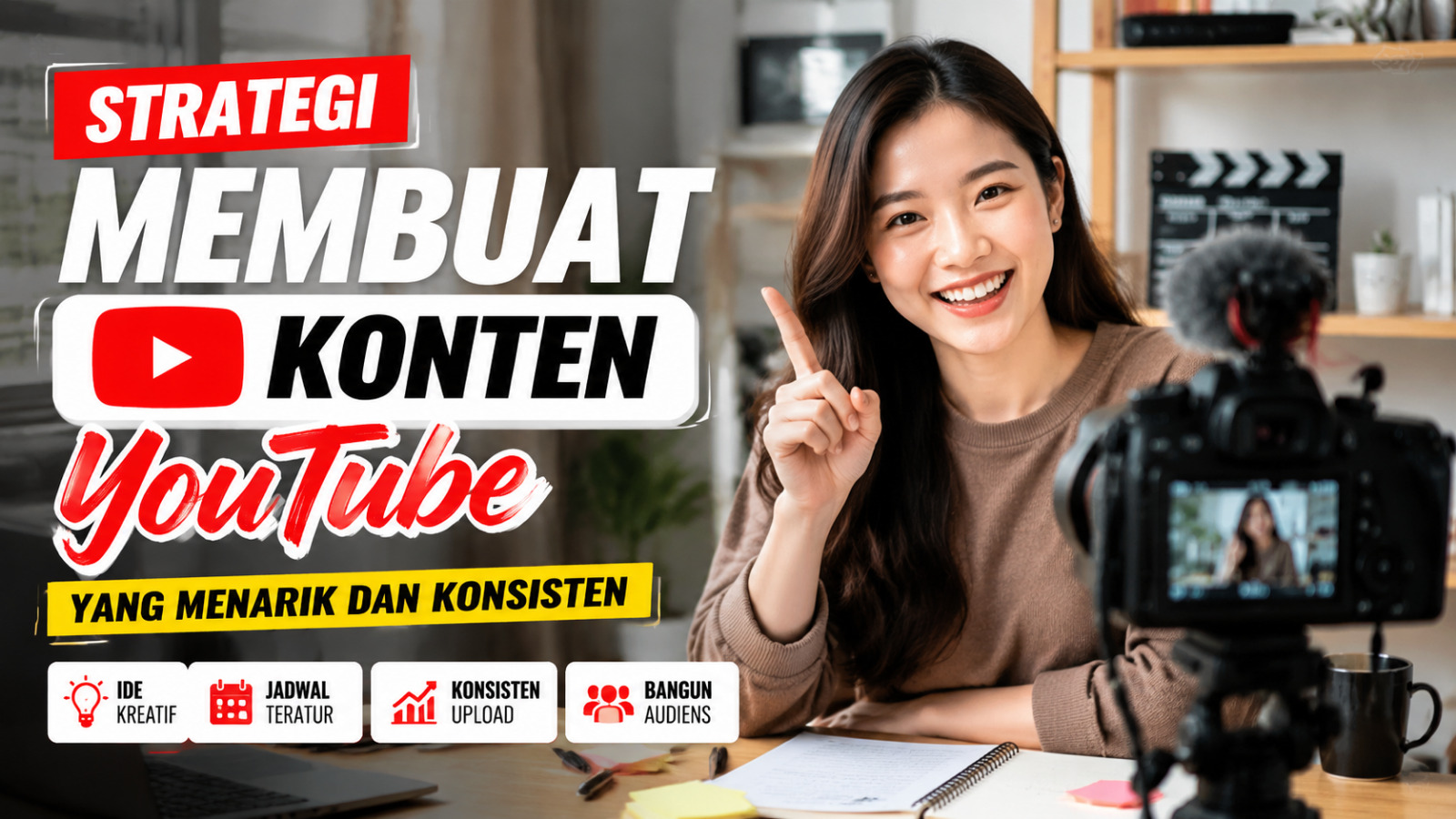 Strategi Membuat Konten YouTube Yang Menarik Dan Konsisten