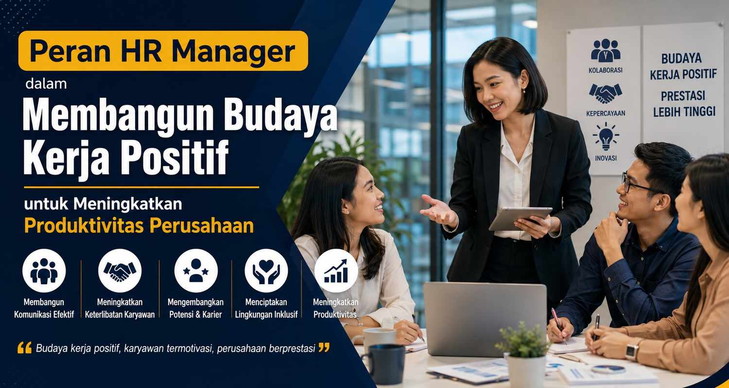 Peran HR Manager dalam Membangun Budaya Kerja Positif untuk Meningkatkan Produktivitas Perusahaan