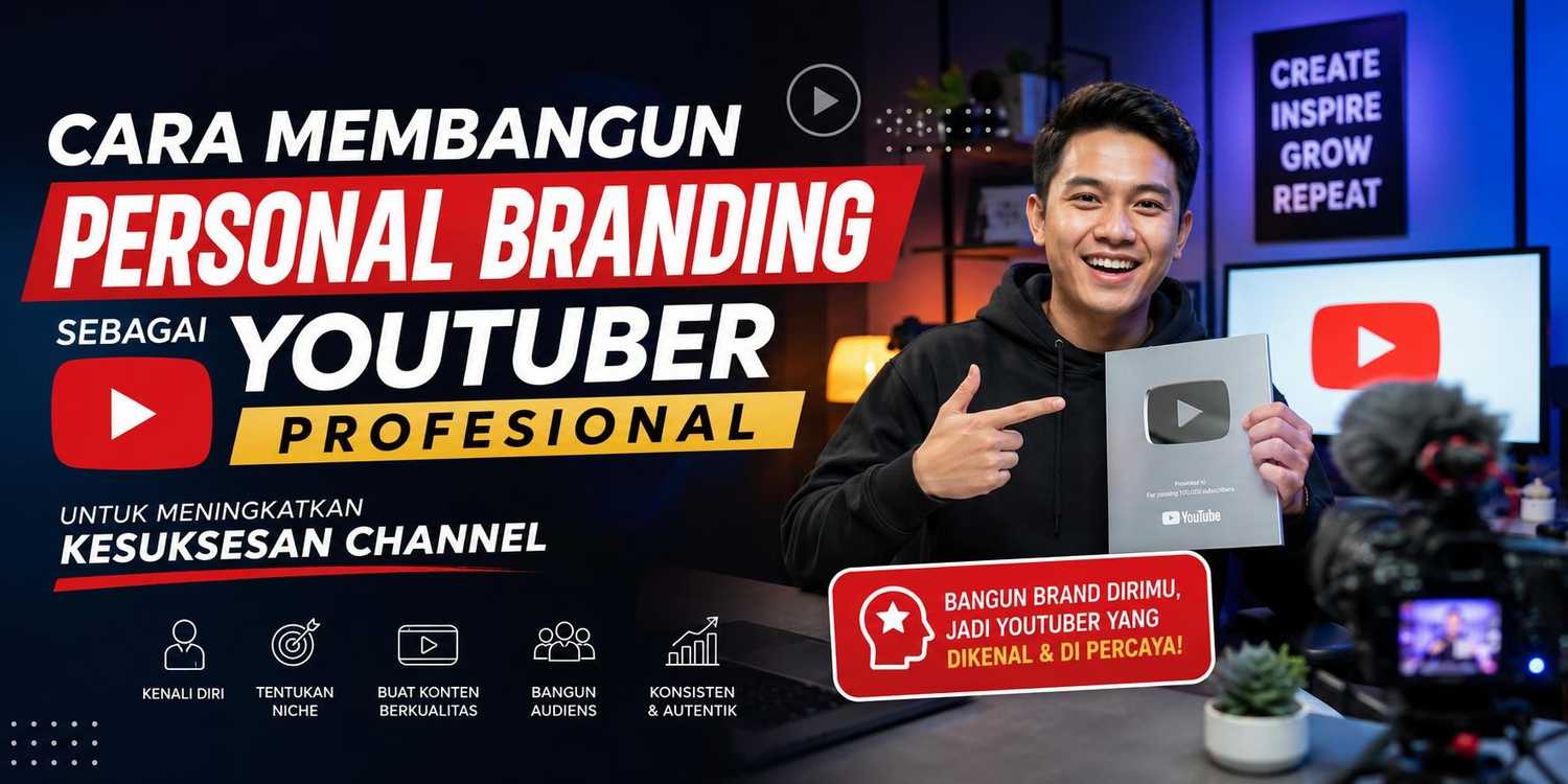 Cara Membangun Personal Branding Sebagai YouTuber Profesional untuk Meningkatkan Kesuksesan Channel