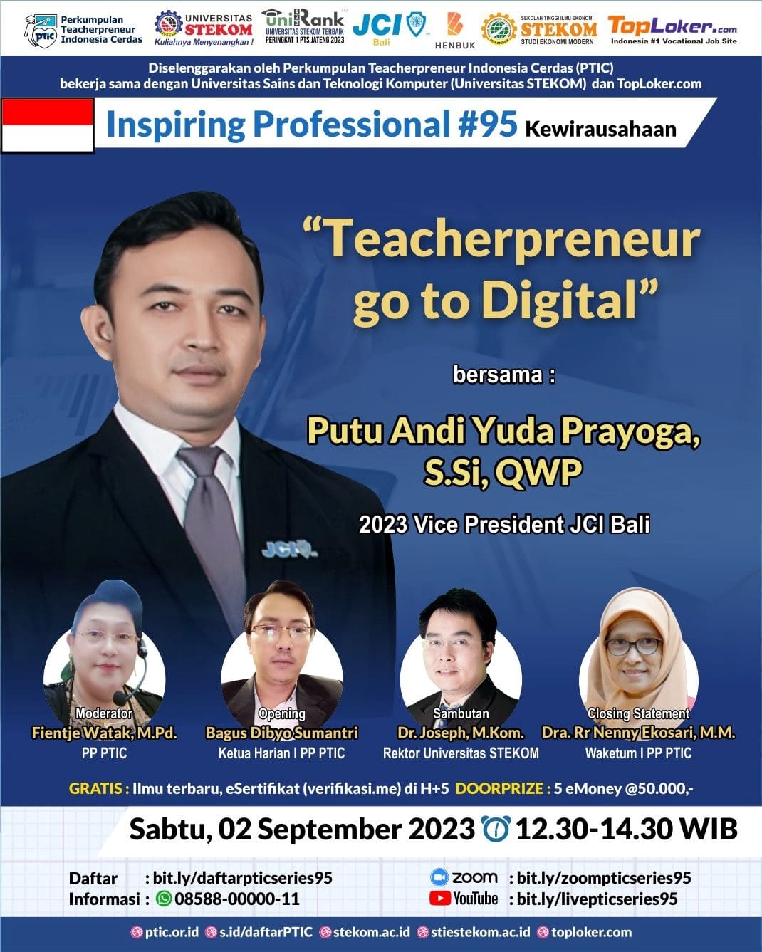 INSPIRING PROFESSIONAL Teacherpreneur go to Digital