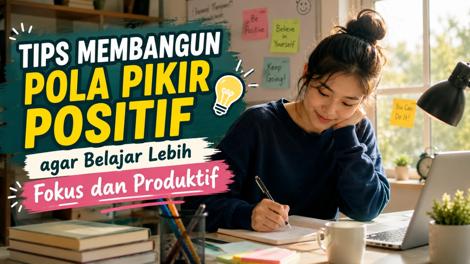 Tips Membangun Pola Pikir Positif agar Belajar Lebih Fokus dan Produktif