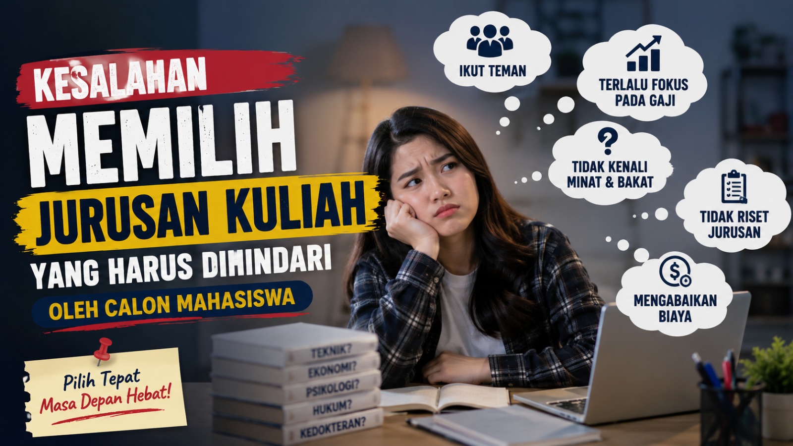 Kesalahan Memilih Jurusan Kuliah yang Harus Dihindari oleh Calon Mahasiswa