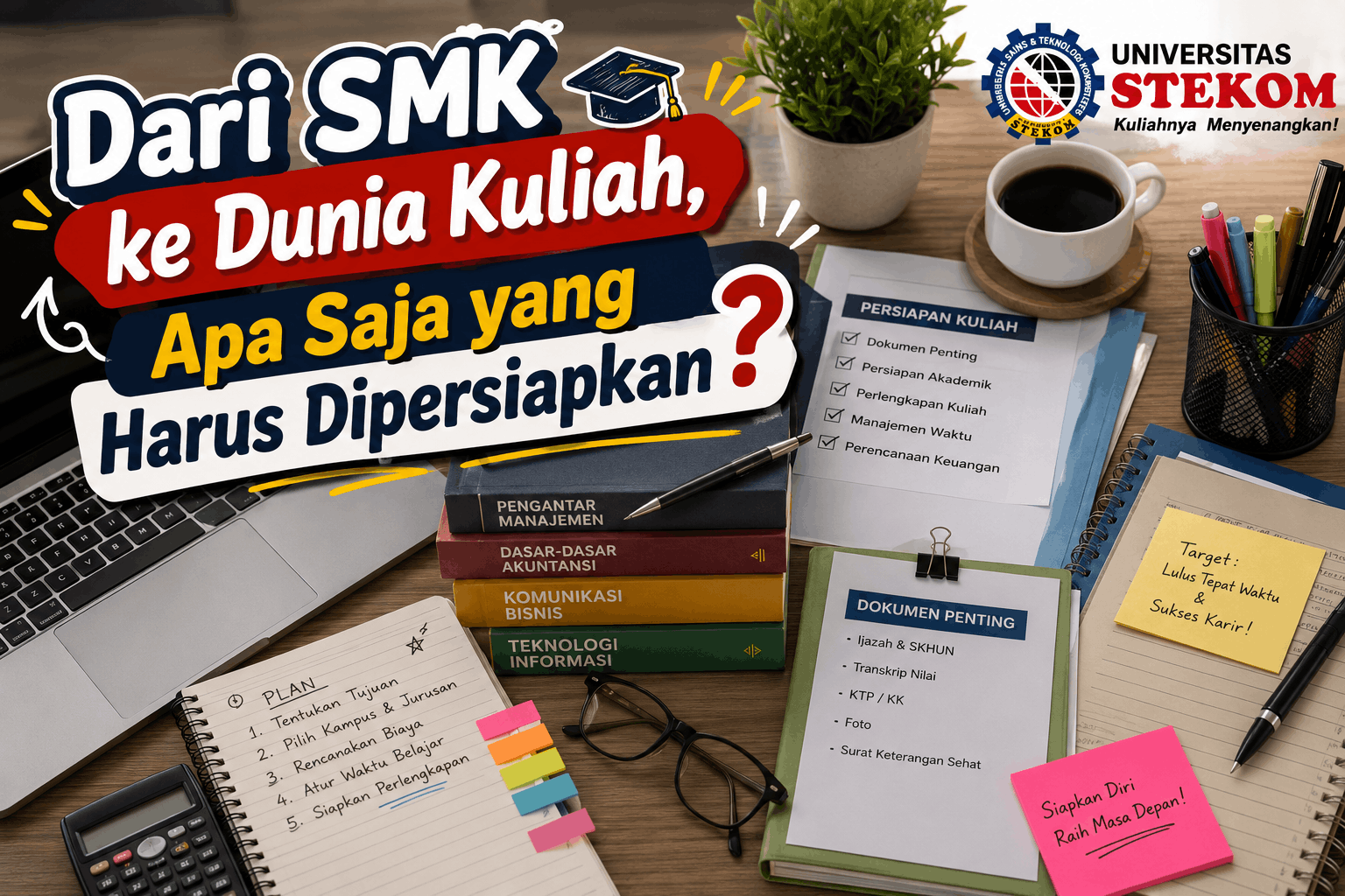 Dari SMK ke Dunia Kuliah, Apa Saja yang Harus Dipersiapkan?