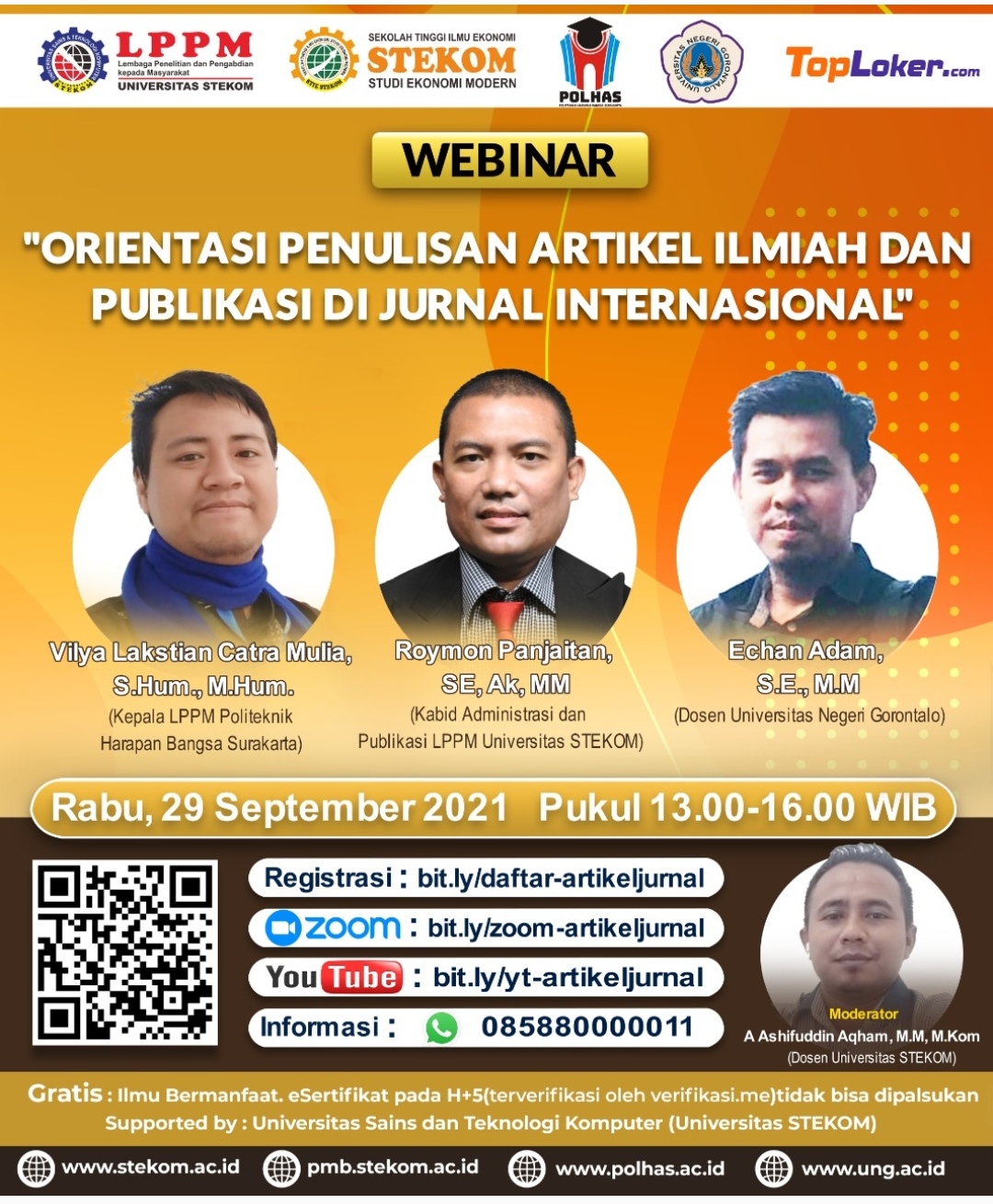 Orientasi Penulisan Artikel Ilmiah dan Publikasi di Jurnal Internasional