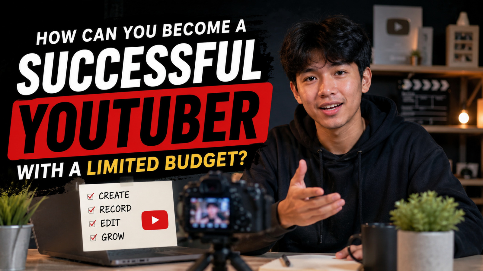 How Can You Become a Successful YouTuber with a Limited Budget?