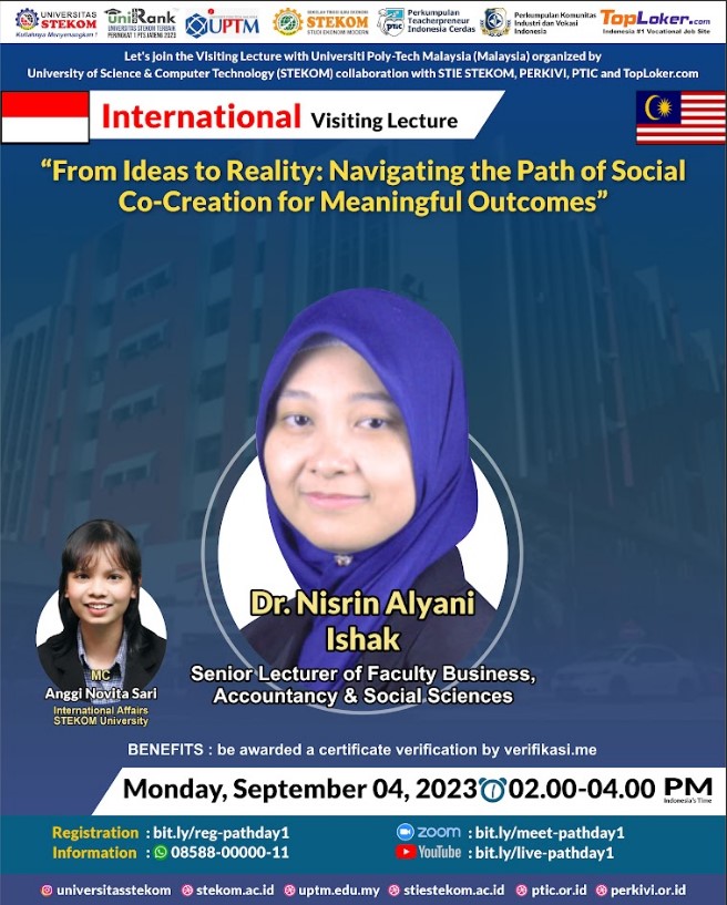 INTERNATIONAL VISITING LECTURE From Ideas to Reality: Navigating the Path of Social Co-Creation for Meaningful Outcomes
