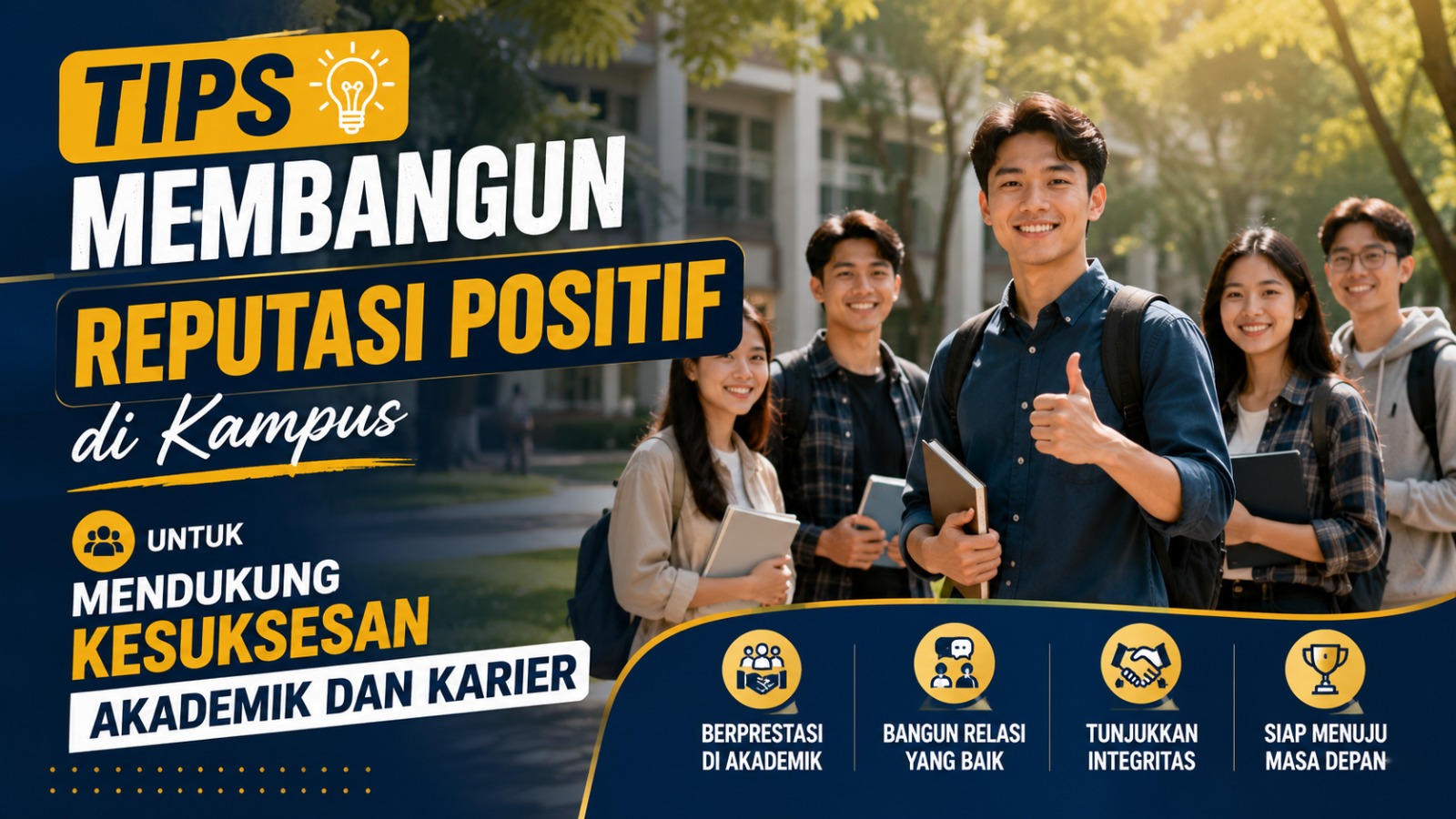 Tips Membangun Reputasi Positif di Kampus untuk Mendukung Kesuksesan Akademik dan Karier