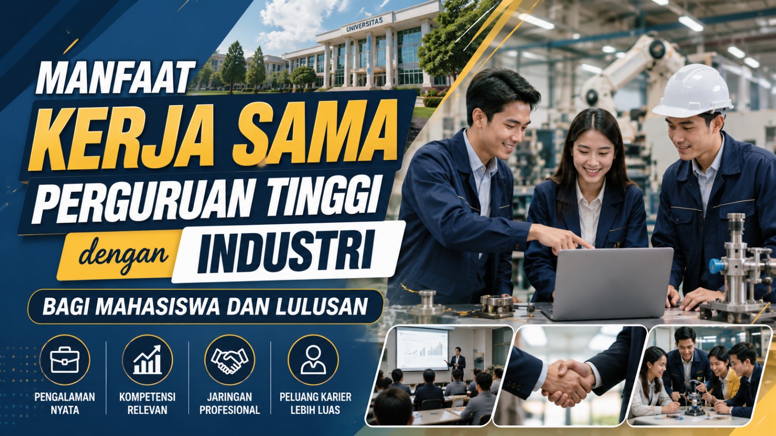 Manfaat Kerja Sama Perguruan Tinggi dengan Industri bagi Mahasiswa dan Lulusan