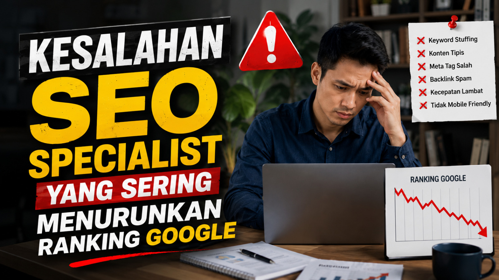 Kesalahan SEO Specialist yang Sering Menurunkan Ranking Google