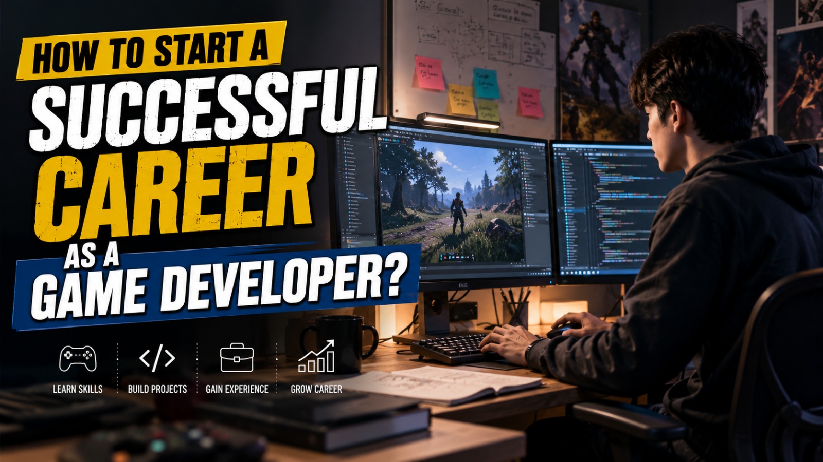 How to Start a Successful Career as a Game Developer?