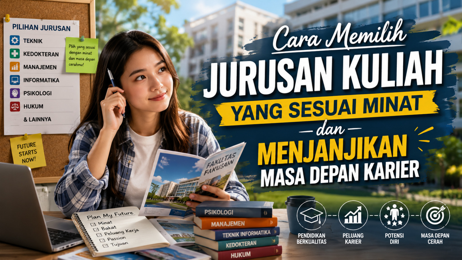 Cara Memilih Jurusan Kuliah yang Sesuai Minat dan Menjanjikan Masa Depan Karier