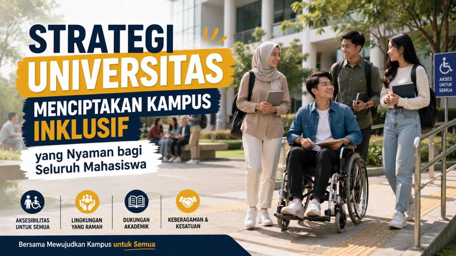 Strategi Universitas Menciptakan Kampus Inklusif yang Nyaman bagi Seluruh Mahasiswa
