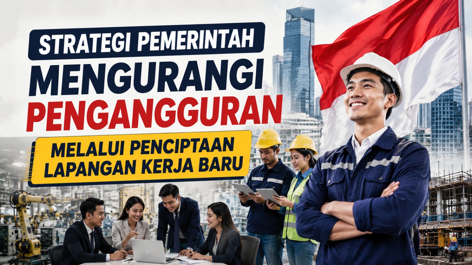 Strategi Pemerintah Mengurangi Pengangguran Melalui Penciptaan Lapangan Kerja Baru