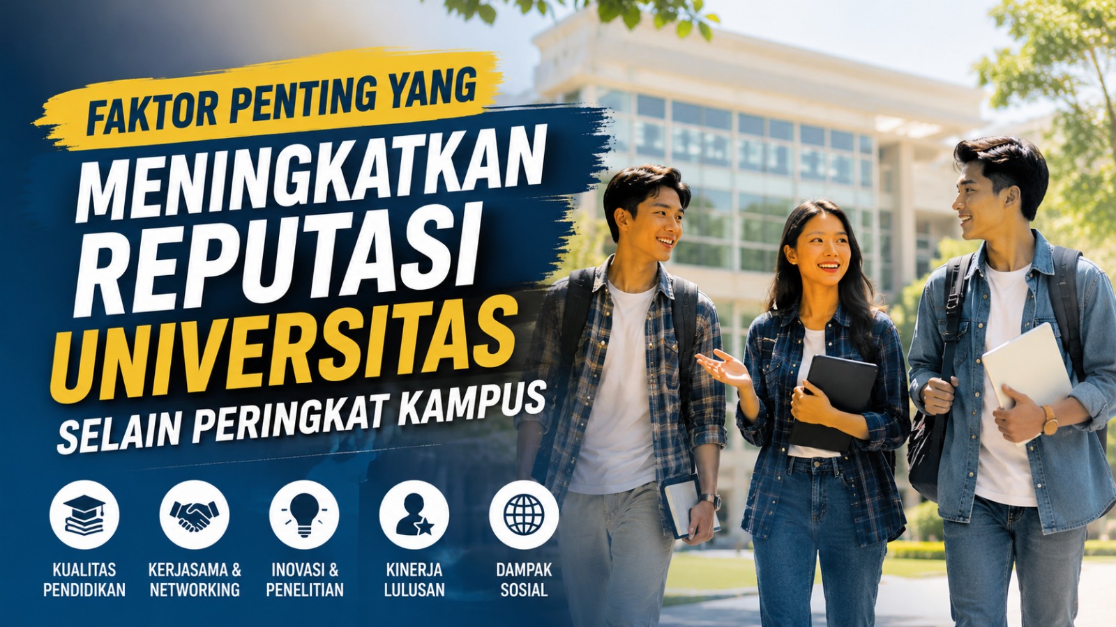 Faktor Penting yang Meningkatkan Reputasi Universitas Selain Peringkat Kampus