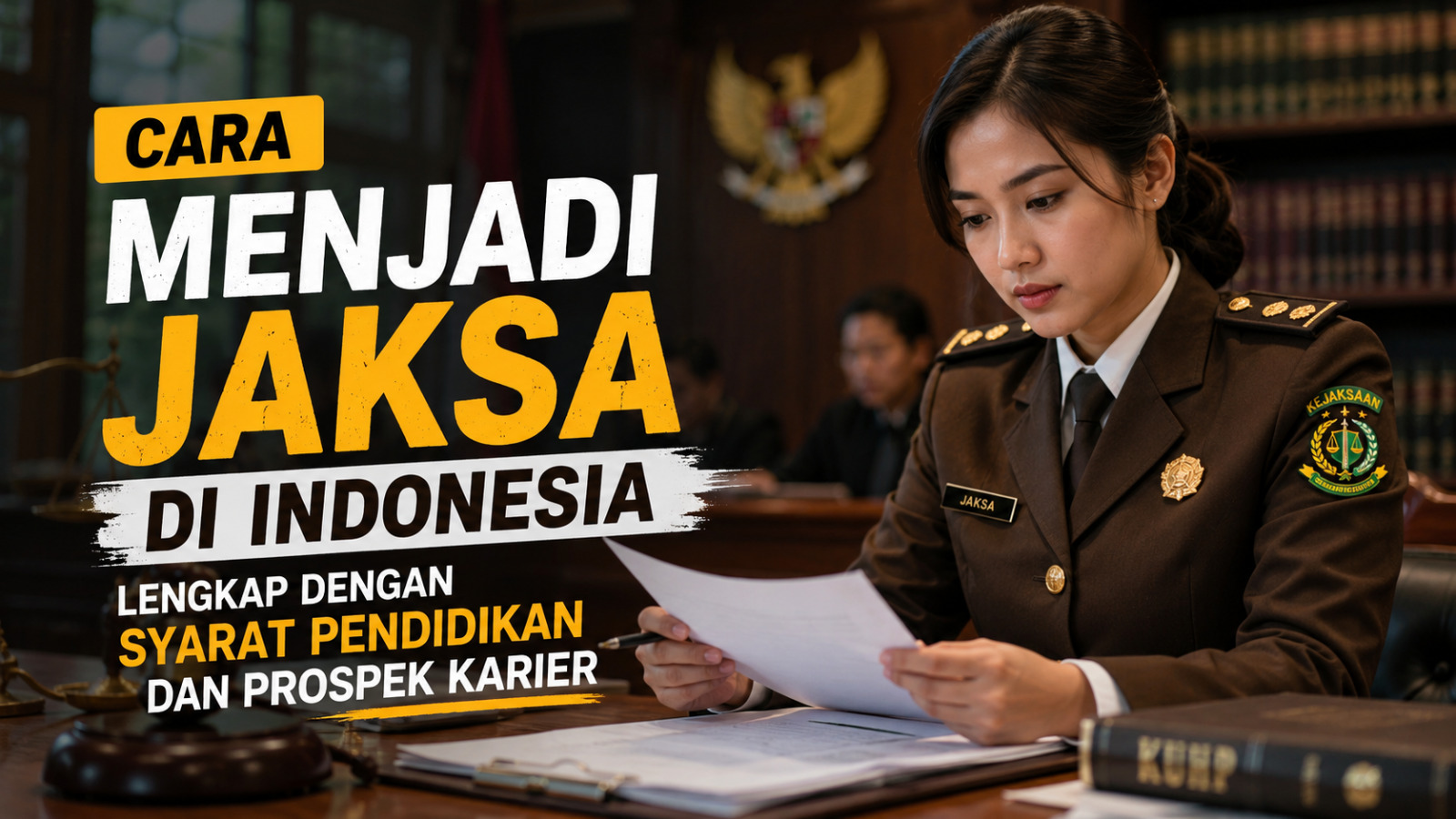 Cara Menjadi Jaksa di Indonesia Lengkap dengan Syarat Pendidikan dan Prospek Karier