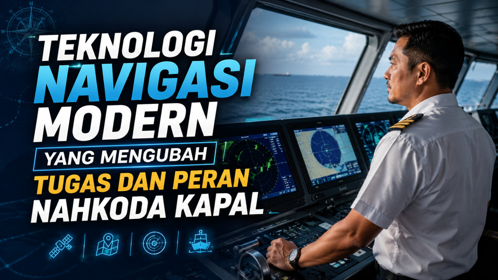 Teknologi Navigasi Modern yang Mengubah Tugas dan Peran Nahkoda Kapal