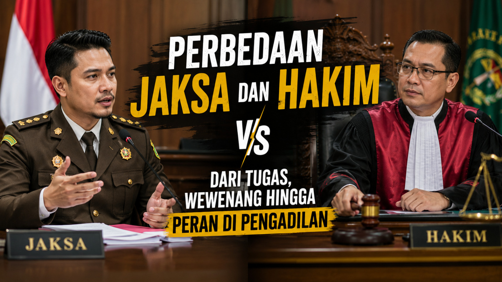 Perbedaan Jaksa dan Hakim dari Tugas, Wewenang hingga Peran di Pengadilan