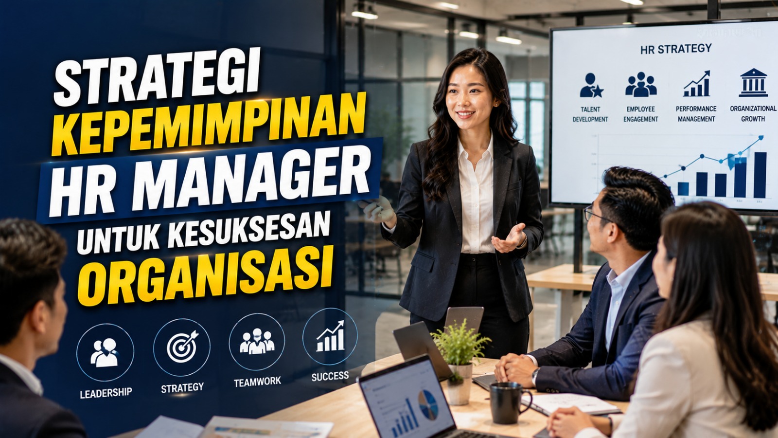 Strategi Kepemimpinan HR Manager Untuk Kesuksesan Organisasi