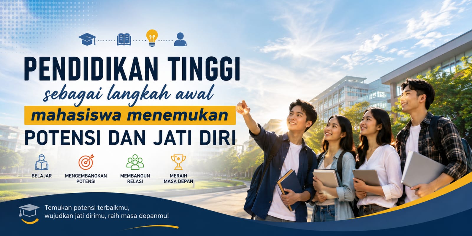 Pendidikan Tinggi Sebagai Langkah Awal Mahasiswa Menemukan Potensi Dan Jati Diri