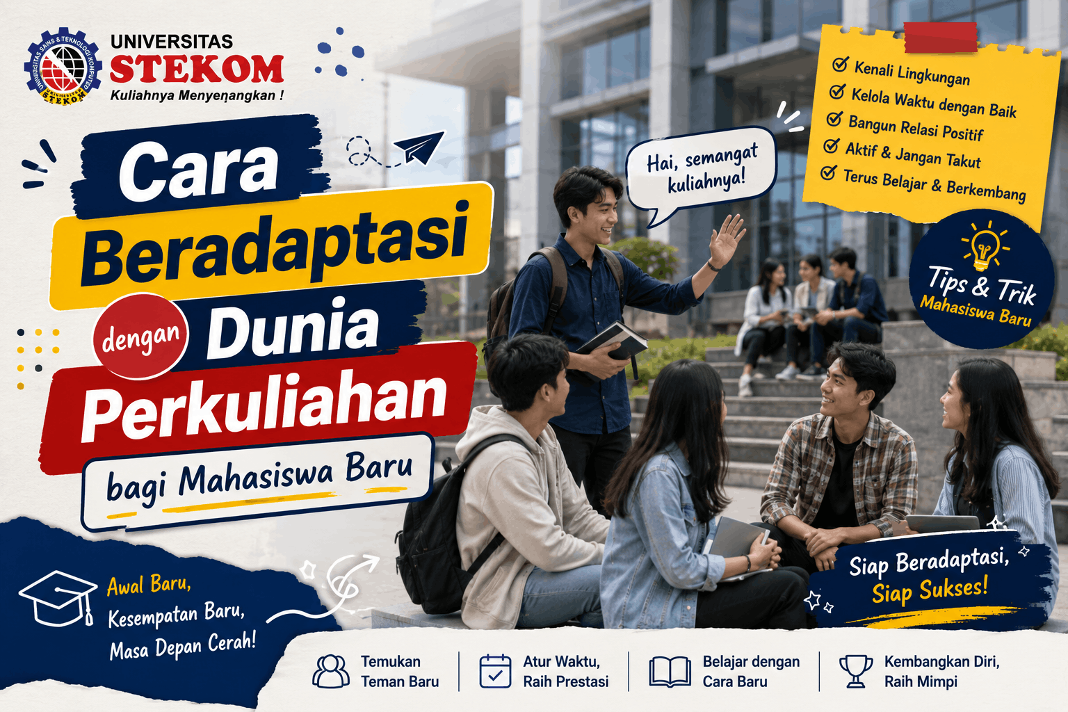 Cara Beradaptasi dengan Dunia Perkuliahan bagi Mahasiswa Baru