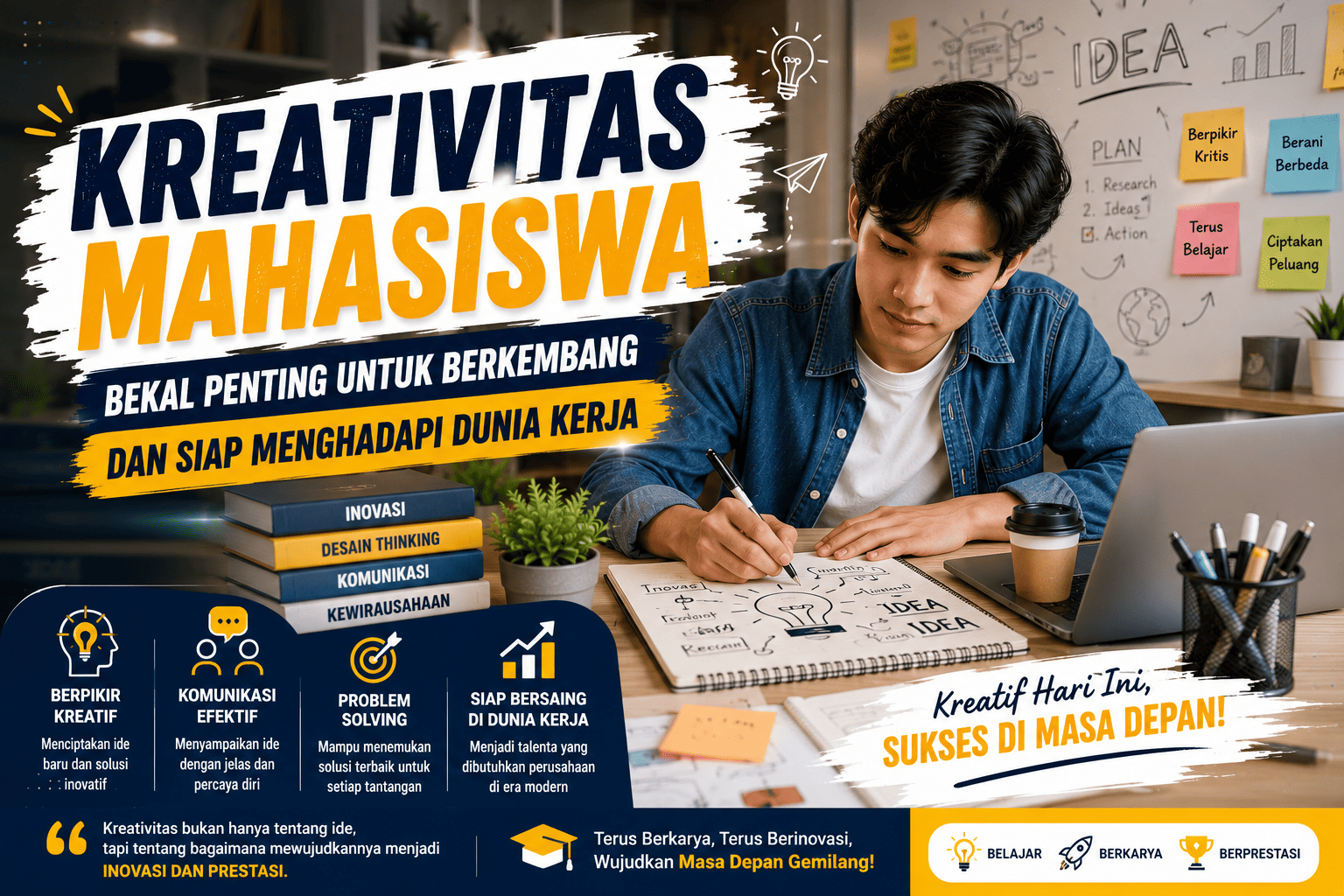Kreativitas Mahasiswa Bekal Penting untuk Berkembang dan Siap Menghadapi Dunia Kerja