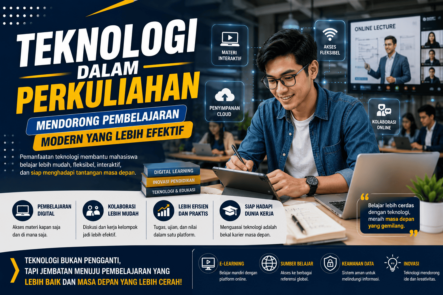 Teknologi dalam Perkuliahan Mendorong Pembelajaran Modern yang Lebih Efektif