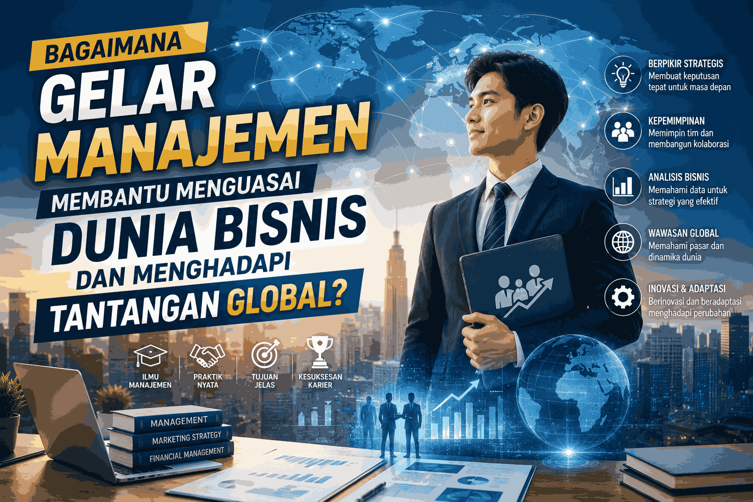 Bagaimana Gelar Manajemen Membantu Menguasai Dunia Bisnis dan Menghadapi Tantangan Global?
