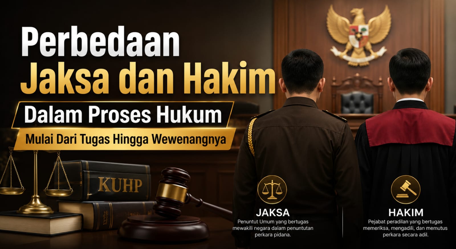 Perbedaan Jaksa dan Hakim Dalam Proses Hukum Mulai Dari Tugas Hingga Wewenangnya