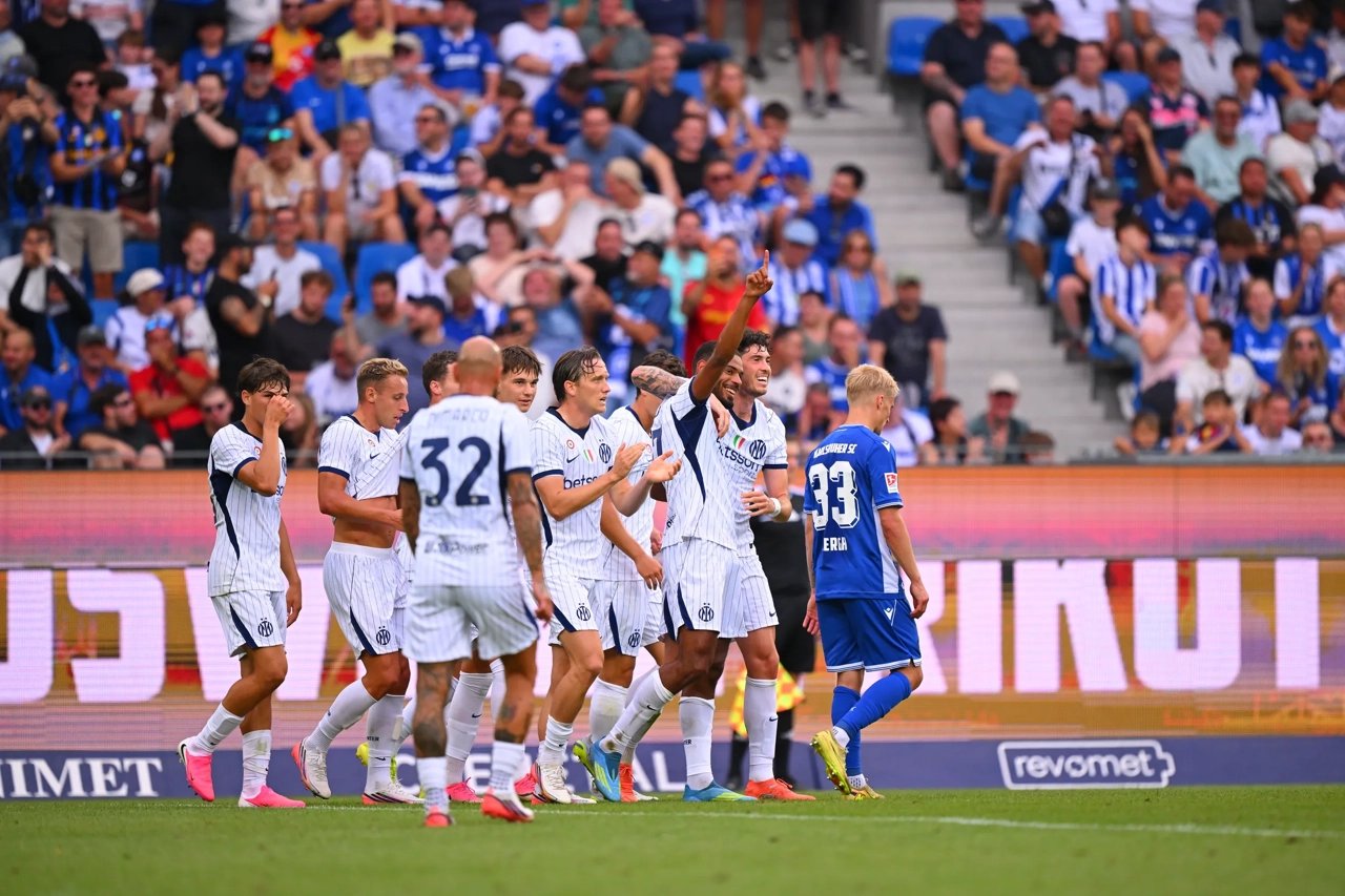 Inter Milan Bangkit di Injury Time, Tumbangkan Karlsruher SC 2-1 pada Laga Pramusim